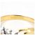 Autre Marque Anello fede in oro giallo 18K e platino con diamante - vista 4