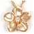 Autre Marque Collana in oro rosa 14K con diamante