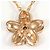 Autre Marque Collana in oro rosa 14K con diamante - vista 3