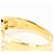 Autre Marque Anello fede in oro giallo 18K con diamante - vista 5