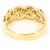 Autre Marque Anello a fascia in oro giallo 18K con diamante brown - vista 3