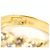 Autre Marque Anello a fascia in oro giallo 18K con diamante brown - vista 4