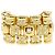 Autre Marque Ringband aus 18K Gelbgold mit Diamant