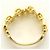 Autre Marque Ringband aus 18K Gelbgold mit Diamant - Ansicht 3