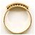 Autre Marque Bandring aus 18K Gelbgold mit Diamant - Ansicht 3