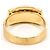 Autre Marque Bandring aus 18K Gelbgold mit Diamant - Ansicht 4