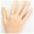 Autre Marque Bandring aus 18K Gelbgold mit Diamant - Ansicht 6