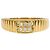 Autre Marque Ringband aus 18K Gelbgold mit Diamant