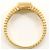 Autre Marque Ringband aus 18K Gelbgold mit Diamant - Ansicht 3