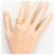 Autre Marque Ringband aus 18K Gelbgold mit Diamant - Ansicht 6