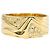 Autre Marque Ringband aus 18K Gelbgold mit Diamant