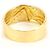 Autre Marque Ringband aus 18K Gelbgold mit Diamant - Ansicht 4