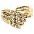 Autre Marque Ringband aus 18K Gelbgold mit Diamant