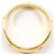 Autre Marque Anello a fascia in oro giallo 18K con zirconia cubica - vista 2