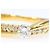 Autre Marque Ringband aus 18K Gelbgold mit Diamant - Ansicht 2