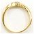 Autre Marque Ringband aus 18K Gelbgold mit Diamant - Ansicht 3