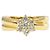 Autre Marque Ehering aus 18K Gelbgold mit Diamanten