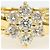 Autre Marque Ehering aus 18K Gelbgold mit Diamanten - Ansicht 2