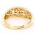 Autre Marque Ringband aus 18K Gelbgold mit Diamant - Ansicht 3