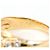 Autre Marque Ringband aus 18K Gelbgold mit Diamant - Ansicht 4