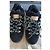 Sneakers Louis Vuitton in camoscio nero con pelliccia - vista 2