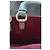 Borsa Coach in pelle blu con applicazioni floreali - vista 8