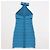 Herve Leger Hervé Léger Vestido Bandage Halterneck Azul - vista 5