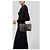 Fendi Pequin Gestreifte Schultertasche Schwarz/Beige - Ansicht 11