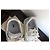 Louis Vuitton Zapatillas Bajas de Cuero Blanco - vista 8
