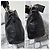 Burberry Piccola Borsa a Tracolla Chichester Pelle Goffrata Check - Nera - vista 4