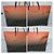 Borsa Shopper Fendi Zucca FF Arancione e Marrone - vista 4