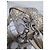 Christian Dior Mini Lady Dior Borsa in Raso e Cristalli - Grigio - vista 10