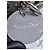 Christian Dior Mini Lady Dior Borsa in Raso e Cristalli - Grigio - vista 6