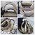 Christian Dior Mini Lady Dior Borsa in Raso e Cristalli - Grigio - vista 8