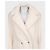 Cappotto Teddy Max Mara bianco taglio dritto L usato - vista 4