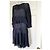Vestido de seda a rayas azul marino con volantes Zimmermann - vista 10