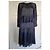 Vestido de seda a rayas azul marino con volantes Zimmermann - vista 4