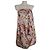 Vestido palabra de honor de seda floral Zimmermann