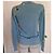 Sweater de malha azul metálico Christopher Kane com apliques - vista 4