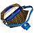 Fendi Borsa Baguette Zucca Blu Lucertola Ricamata - vista 10