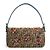 Fendi Borsa Baguette Zucca Blu Lucertola Ricamata - vista 3