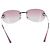 Chanel Camélia Occhiali da sole in metallo rosa - vista 2