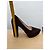 Prada Brown suede high heel shoes - view 6