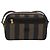 Fendi Vintage Pequin Front Pocket Coated Canvas Small
