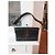 Borsa a tracolla JW Anderson Anchor in pelle nera - vista 2
