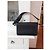 Borsa a tracolla JW Anderson Anchor in pelle nera - vista 3