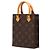 Louis Vuitton Monogram Petit Sac Plat Satchel Braun - Ansicht 2