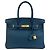 Hermès Birkin 30 bolso de mano de cuero azul