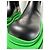 Bottega Veneta Tire – Black Leather Boots with Green Sole – Size 38 - vista 10