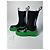 Bottega Veneta Tire – Black Leather Boots with Green Sole – Size 38 - vista 18
